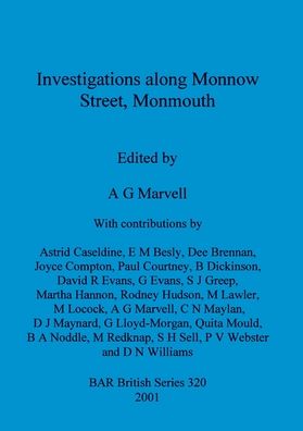 Cover for A G. Marvell · Investigations Along Monnow Street, Monmouth (Paperback Book) (2001)