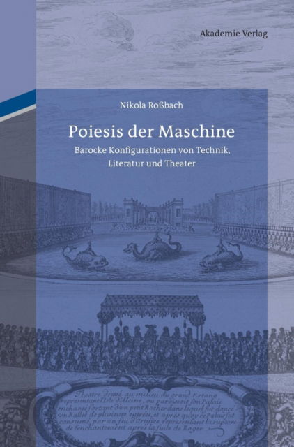 Cover for Nikola Roßbach · Poiesis der Maschine (Hardcover Book) (2013)