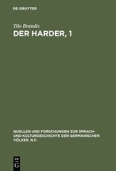 Cover for Tilo Brandis · Harder Texte und Studien I, Aus; der Harder (Book) (1964)