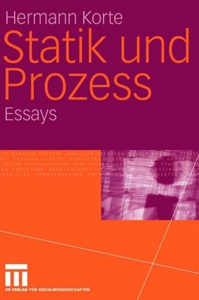 Cover for Hermann Korte · Statik und Prozess: Essays (Inbunden Bok) (2005)