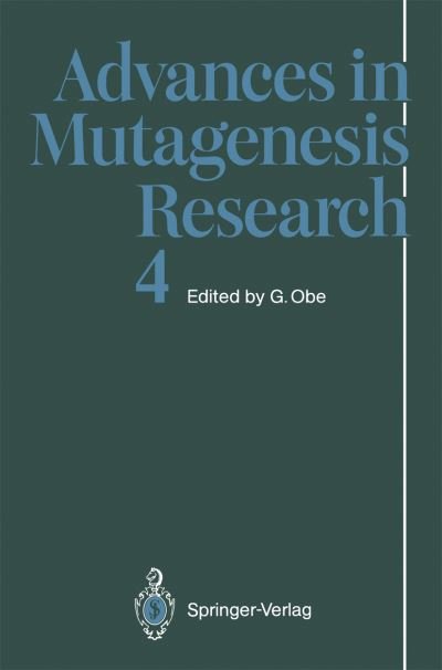 Cover for G Nter Obe · Advances in Mutagenesis Research - Advances in Mutagenesis Research (Pocketbok) [Softcover reprint of the original 1st ed. 1993 edition] (2011)