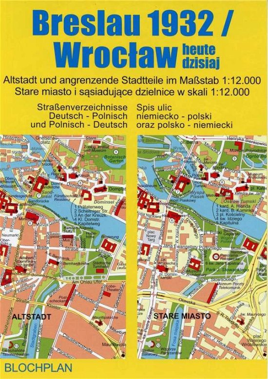 Cover for Bloch · Stadtplan Breslau / Wroclaw (Book)