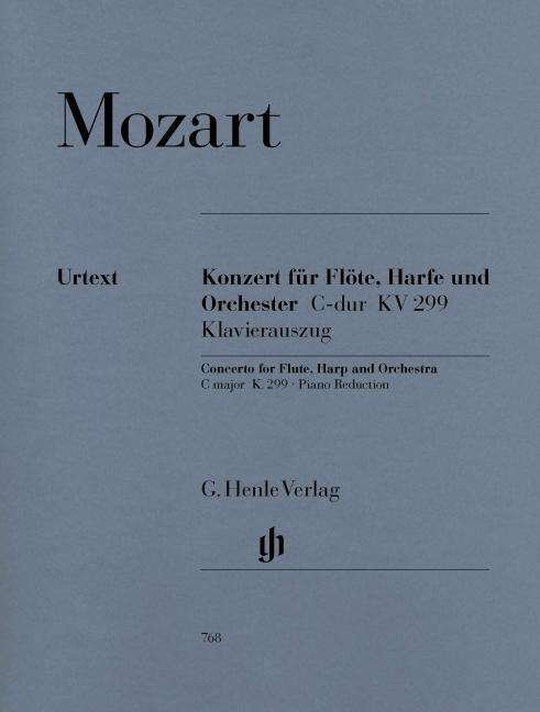 Cover for W.A Mozart · Konzert f.Fl.,Harfe,Kl.HN768 (Book) (2018)