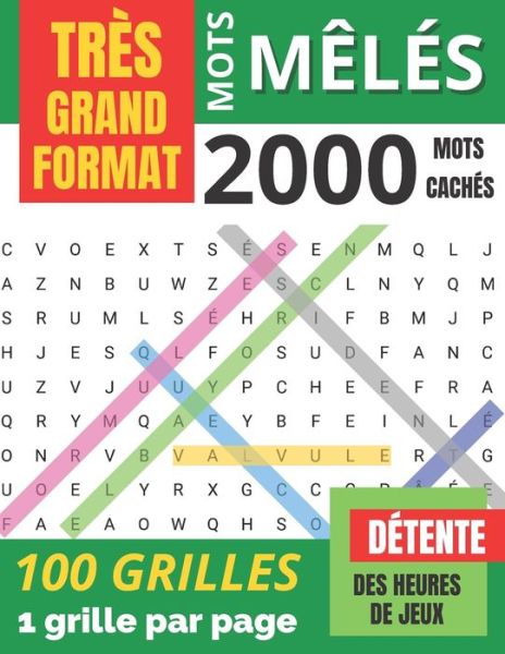 Cover for Mots Mêlés Edition Grand Format · Mots Meles (Paperback Book) (2020)