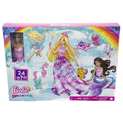 Barbie 2022 Winter Fairytale Advent Calendar - Barbie - Merchandise -  - 0194735052684 - 1. juli 2022