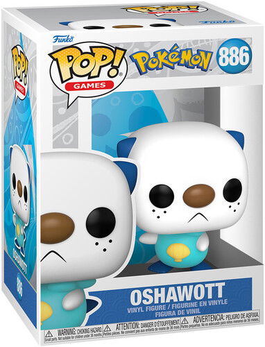 Pokemon- Oshawott - Funko Pop! Games: - Merchandise - Funko - 0889698622684 - 27. Februar 2023