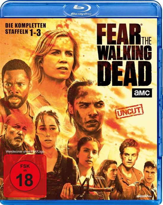 Cover for Dickens,kim / Curtis,cliff / Dillane,frank/+ · Fear The Walking Dead-staffel 1-3 (Blu-ray) (2018)