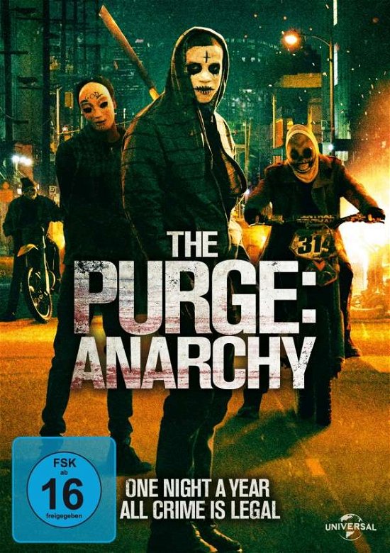 The Purge: Anarchy - Frank Grillo,carmen Ejogo,zach Gilford - Filmes - UNIVERSAL PICTURES - 5050582977684 - 10 de dezembro de 2014