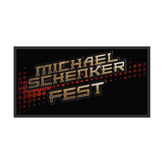 Michael Schenker Standard Woven Patch: Fest Logo - Michael Schenker - Merchandise - PHD - 5055339787684 - 19. august 2019