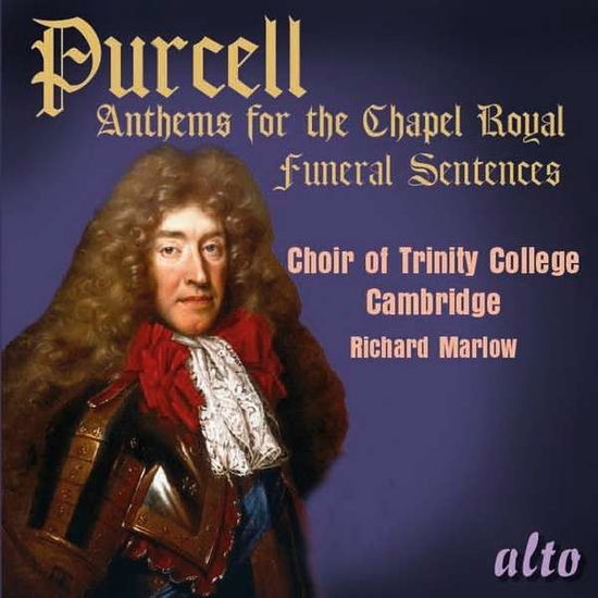 Cover for Purcell / Choir of Trinity College Cambridge · Anthems for the Chapel Royal (CD) (2014)