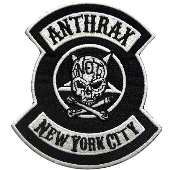 Anthrax Standard Woven Patch: NYC - Anthrax - Merchandise -  - 5056561040684 - 