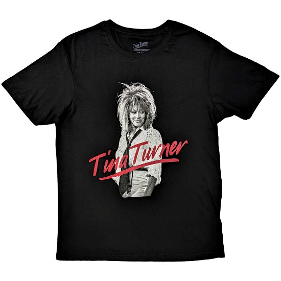 Tina Turner Unisex T-Shirt: Red Logo - Tina Turner - Mercancía -  - 5056561095684 - 