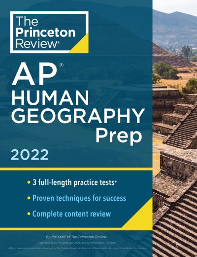 Cover for Princeton Review · Princeton Review AP Human Geography Prep, 2022: Practice Tests + Complete Content Review + Strategies &amp; Techniques - College Test Preparation (Paperback Book) (2021)