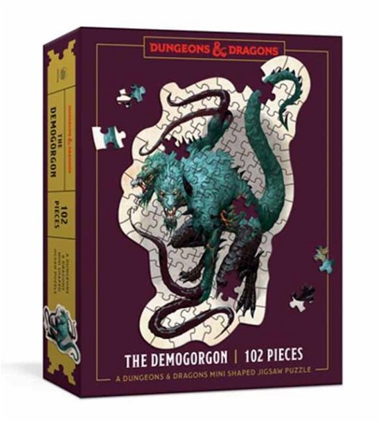Licensed, Official Dungeons & Dragons · Dungeons & Dragons Mini Shaped Jigsaw Puzzle: The Demogorgon Edition: 102-Piece Collectible Puzzle for All Ages (SPEL) (2023)