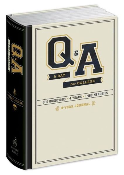 Cover for Potter Gift · Q&amp;A a Day for College: 4-Year Journal - Q&amp;A a Day (Hardcover Book) (2014)