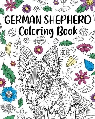 Cover for Paperland · German Shepherd Coloring Book (Paperback Book) (2024)