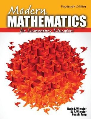 Cover for Ruric E Wheeler · Modern Mathematics for Elementary Educators (Pocketbok) [14 Revised edition] (2019)