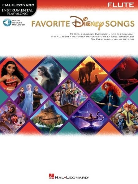 Favorite Disney Songs: Instrumental Play-Along - Flute - Hal Leonard Corp. - Bøger - Hal Leonard Corporation - 9781705142684 - 1. december 2021