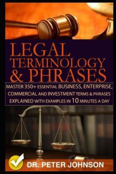 Cover for Dr Peter Johnson · Legal Terminology and Phrases (Paperback Book) (2018)