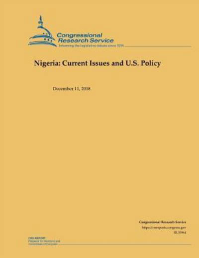Cover for Congressional Research Service · Nigeria (Paperback Book) (2019)