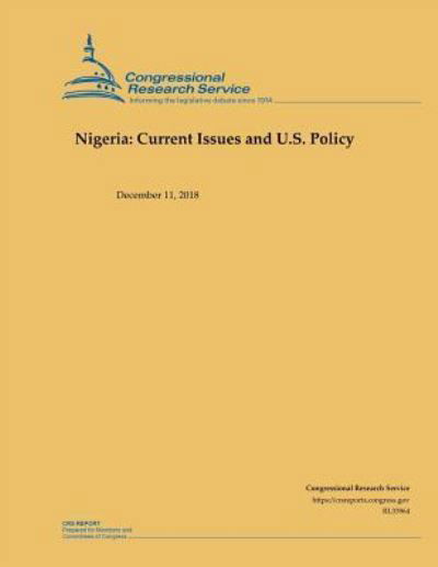 Cover for Congressional Research Service · Nigeria (Pocketbok) (2019)