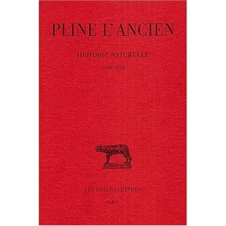 Cover for Pline L'ancien · Histoire Naturelle (Collection Des Universites De France Serie Latine) (French Edition) (Pocketbok) [French edition] (2002)