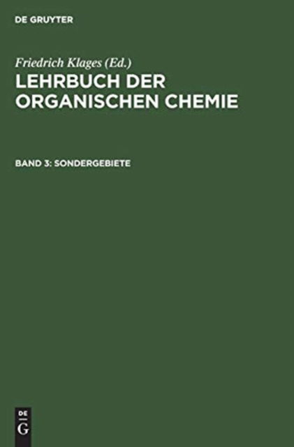 Cover for Friedrich Klages · Sondergebiete (Book) (1967)