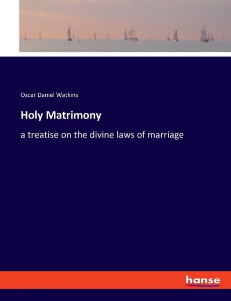 Cover for Watkins · Holy Matrimony (Book) (2019)