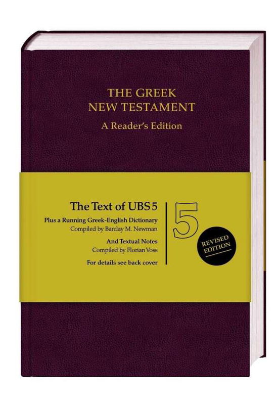 Greek New Testam.Read.Ed.,w.greek-engl. - Nestle-aland - Books - German Bible Society - 9783438051684 - November 1, 2014