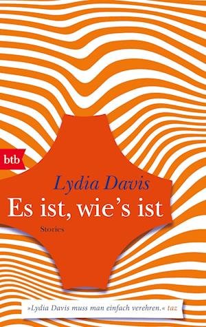 Cover for Lydia Davis · Es ist, wie's ist (Bok) (2022)