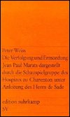 Cover for Peter Weiss · Die Verfolgung und Ermordung Jean Paul Marats etc (Paperback Bog) (1976)