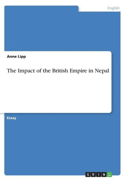 Cover for Lipp · The Impact of the British Empire i (Book) (2016)