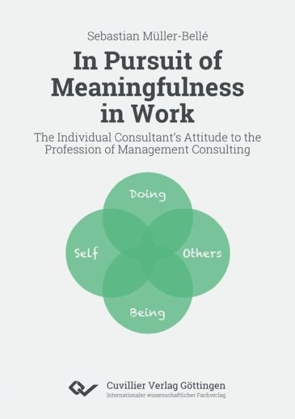 Cover for Sebastian Muller-Belle · In Pursuit of Meaningfulness in Work. The Individual Consultant's Attitude to the Profession of Management Consulting (Paperback Book) (2020)