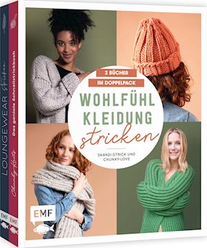 Cover for Iryna Huber · Wohlfühlkleidung stricken  Skandi-Strick und Chunky-Love: 2 Bücher im Doppelpack (Buch) (2023)