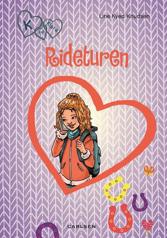 Cover for Line Kyed Knudsen · K for Klara 12: Rideturen (Innbunden bok) [2. utgave] (2016)