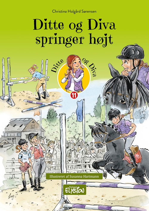 Cover for Christina Holgård Sørensen · Ditte og Diva: Ditte og Diva springer højt (Hardcover Book) [1th edição] (2024)