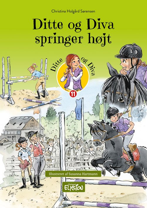 Cover for Christina Holgård Sørensen · Ditte og Diva: Ditte og Diva springer højt (Inbunden Bok) [1:a utgåva] (2024)