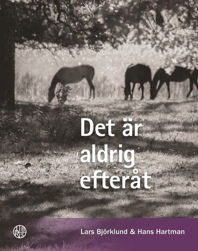 Cover for Hans Hartman · Det är aldrig efteråt (Gebundesens Buch) (2017)