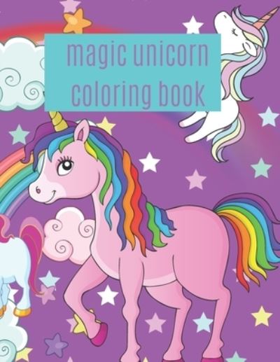 Cover for Lolol Cool Design · Magic Unicorn Coloring Book (Paperback Book) (2021)