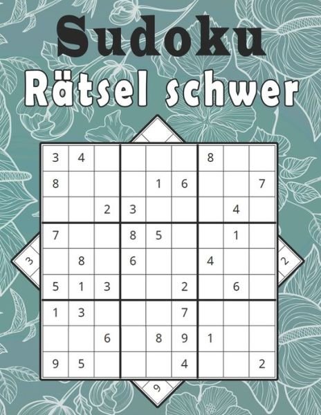 Cover for Bk Sudoku Buch · Sudoku Ratsel schwer (Taschenbuch) (2020)