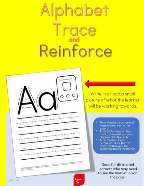 Cover for S B Linton · Alphabet Trace and Reinforce Workbook (Pocketbok) (2020)