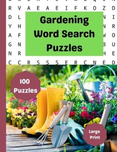 Cover for Honey Pot Press · Gardening Word Search Puzzles (Paperback Book) (2021)