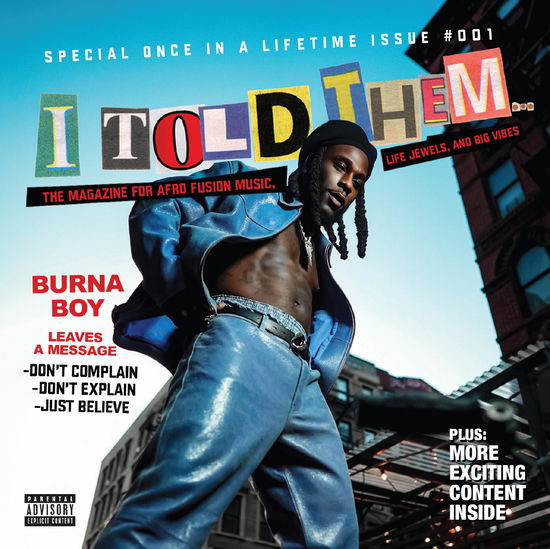 Cover for Burna Boy · I Told Them (CD) (2023)