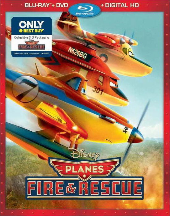 Cover for Planes Fire &amp; Rescue (Blu-ray) (2014)