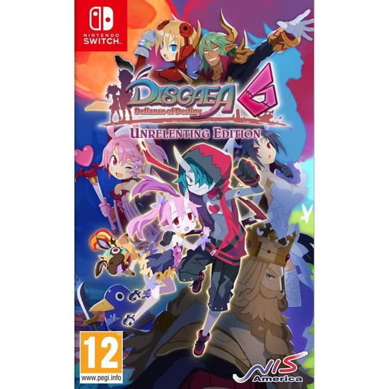 Cover for NIS America · Disgaea 6: Defiance of Destiny - Unrelenting Edition (SWITCH)