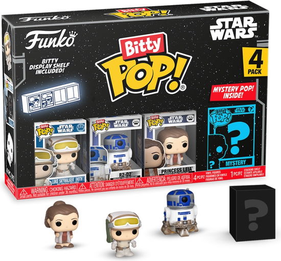 Bitty Pop Star Wars Empire Strikes Back Luke 4pk - Bitty Pop Star Wars - Produtos - Funko - 0889698836685 - 4 de dezembro de 2024
