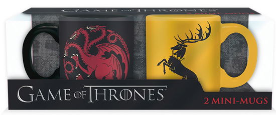 GAME OF THRONES - Set 2 Mini-Mugs - Targaryen & Ba - Game of Thrones - Gadżety - GAME OF THRONES - 3700789221685 - 7 lutego 2019