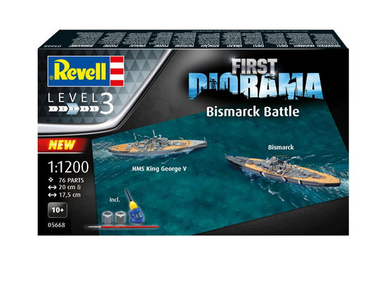 Cover for REVELL  First Diorama Set  Bismarck Battle 11200 Toys (MERCH)