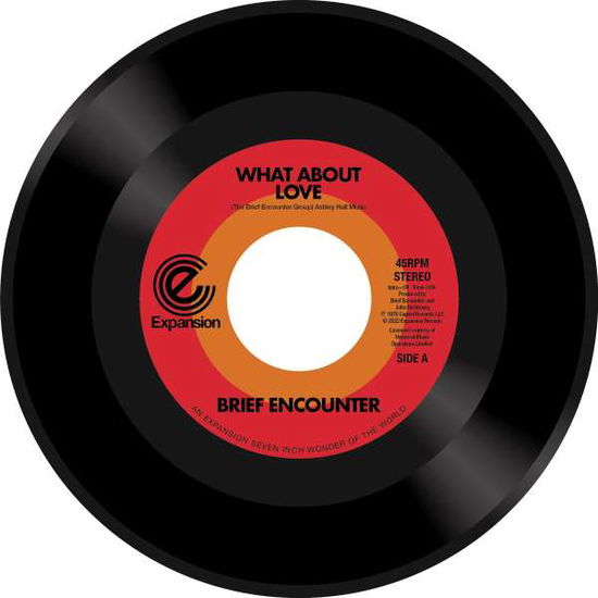 Cover for Brief Encounter · What About Love / Got A Good Feeling (LP) (2022)