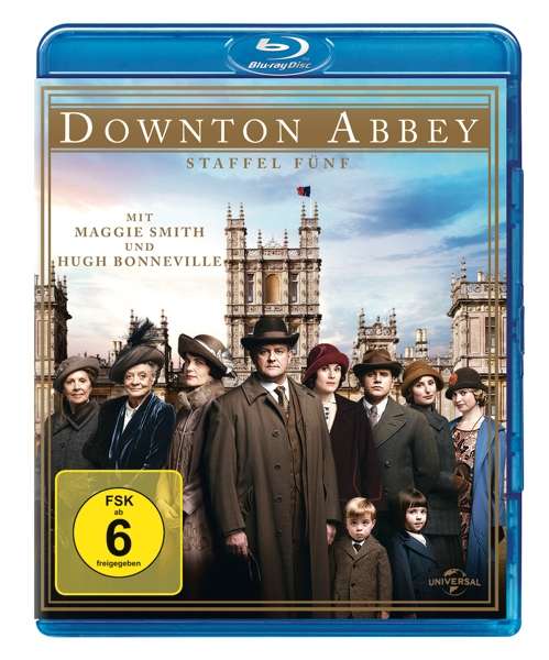 Cover for Maggie Smith,hugh Bonneville,elizabeth Mcgovern · Downton Abbey-staffel 5 (Blu-Ray) (2017)